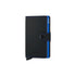 Secrid Mini Wallet Matte in Black/Blue - Getoutside Shoes