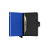 Secrid Mini Wallet Matte in Black/Blue - Getoutside Shoes