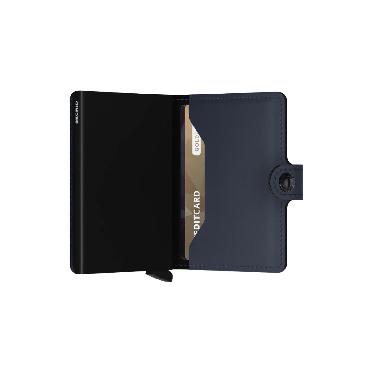 Secrid Mini Wallet Matte in Night Blue - Getoutside Shoes