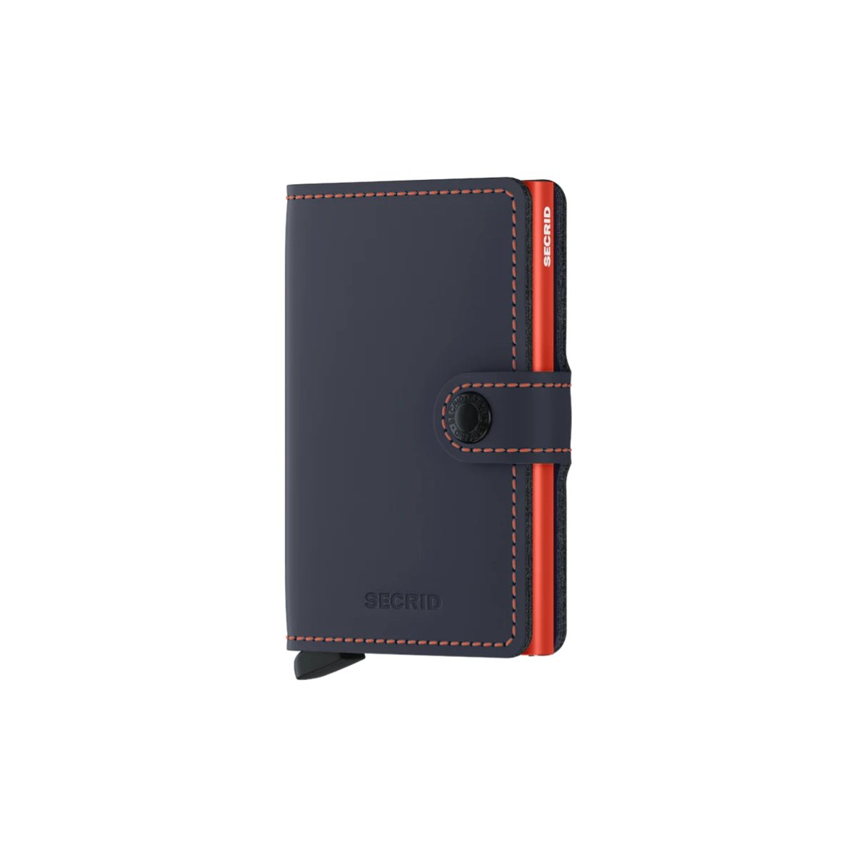 Secrid Mini Wallet Matte in Night Blue/Orange - Getoutside Shoes