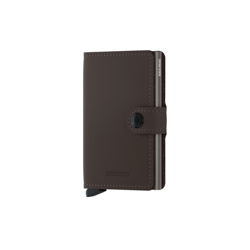 Secrid Mini Wallet Matte in Truffle - Getoutside Shoes
