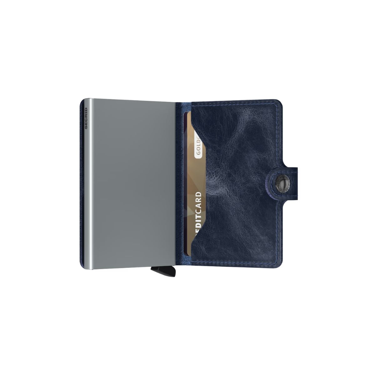 Secrid Mini Wallet Vintage in Blue - Getoutside Shoes