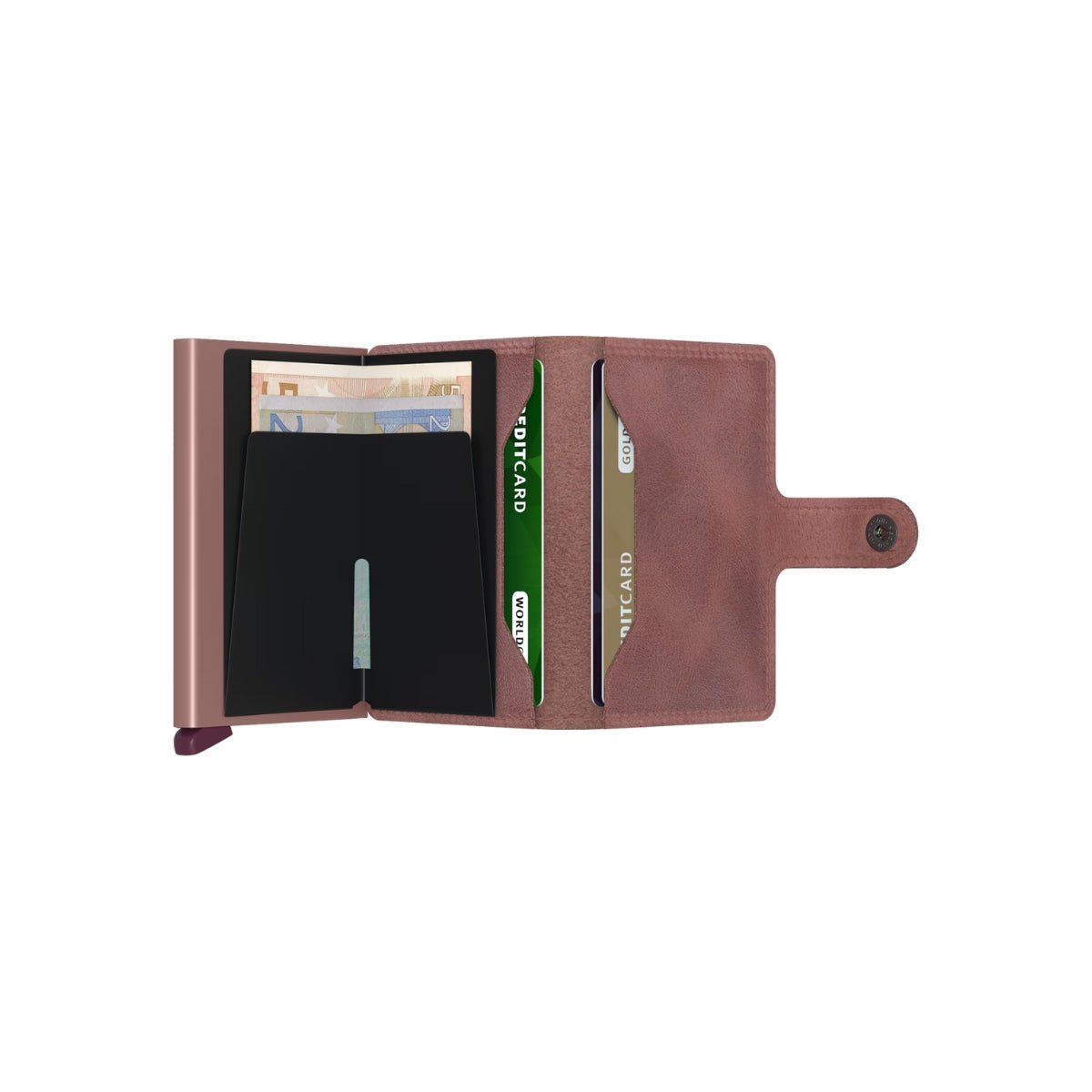 Secrid Mini Wallet Vintage in Mauve - Getoutside Shoes