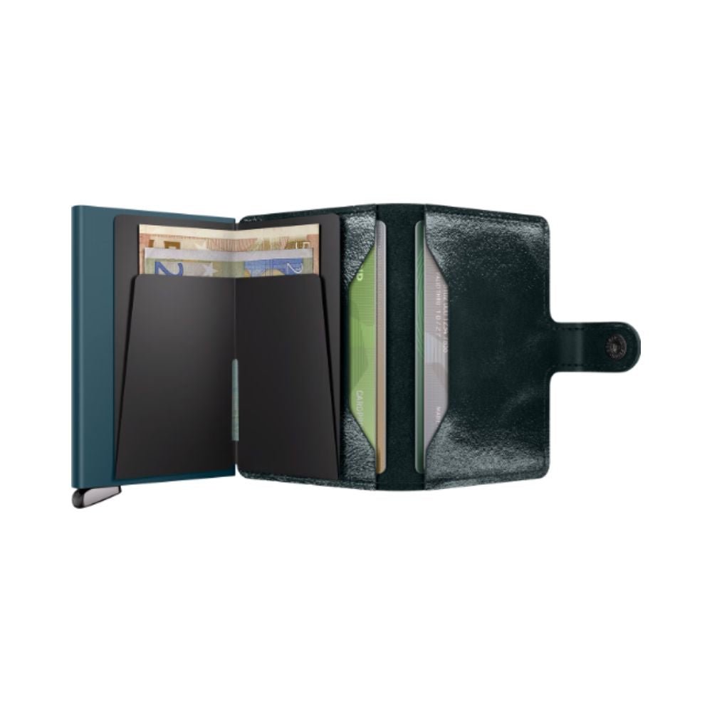 Secrid Premium Mini Wallet+ Naplak in Green - Getoutside Shoes