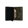 Secrid Slim Wallet Vintage in Olive/Black - Getoutside Shoes