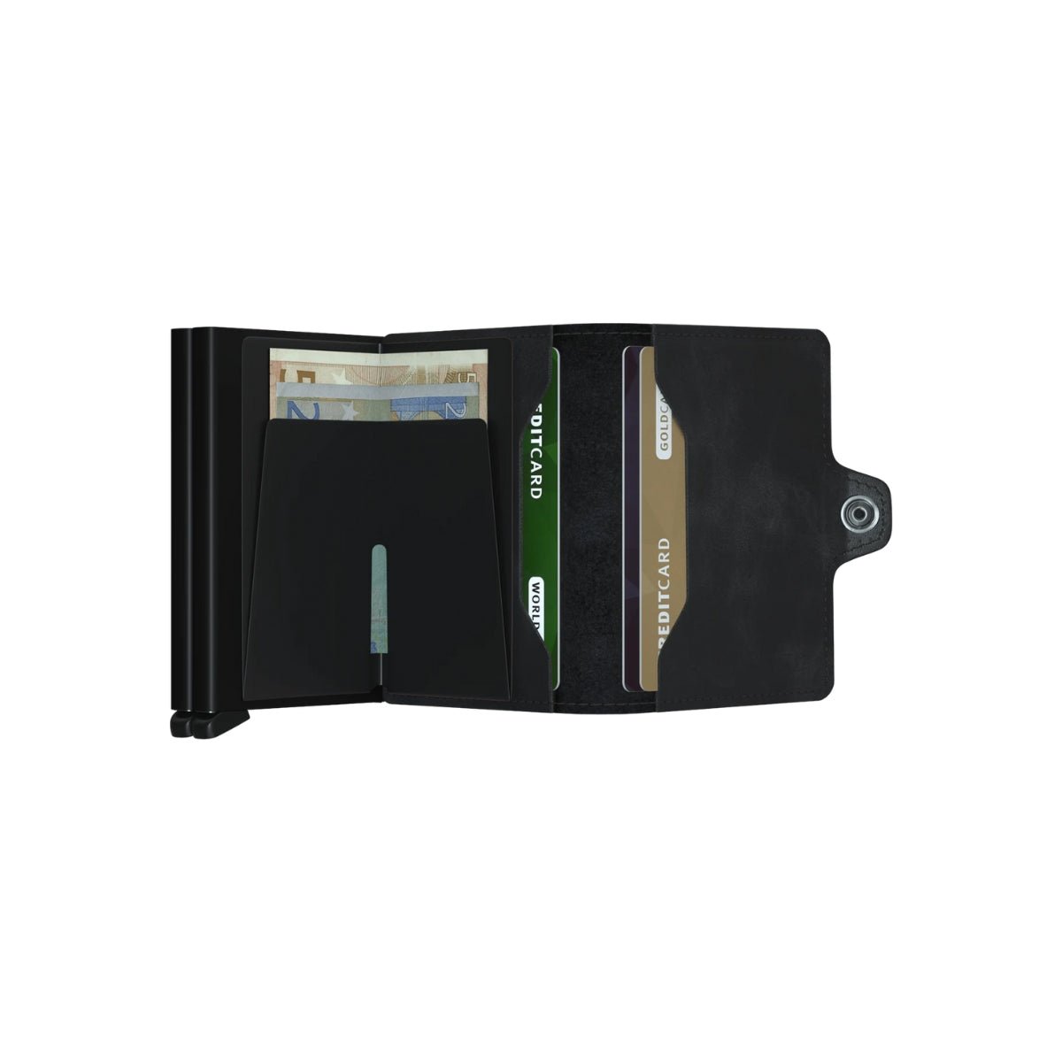 Secrid Twin Wallet Vintage in Black - Getoutside Shoes