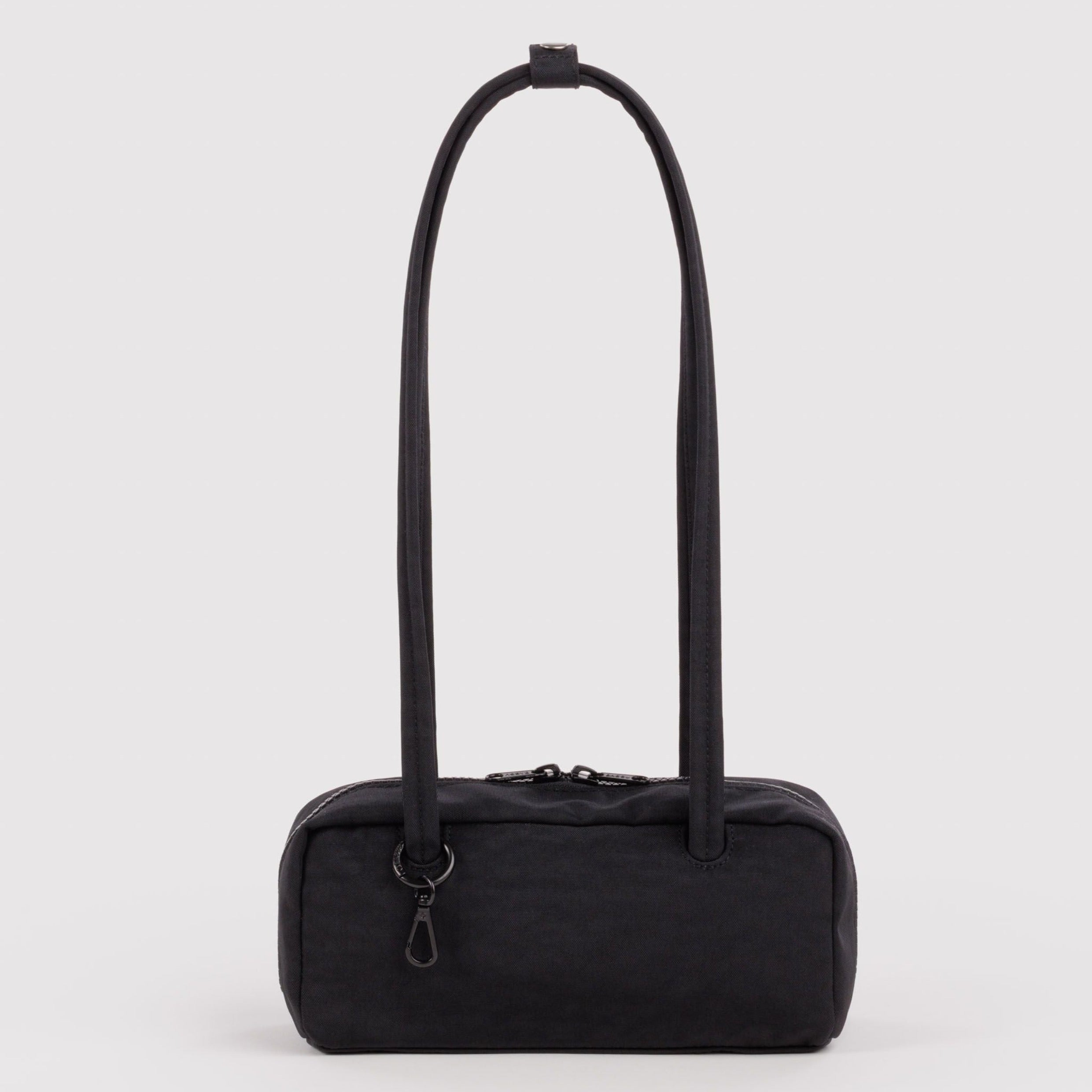 Baggu Small Nylon Bowler Bag in Black