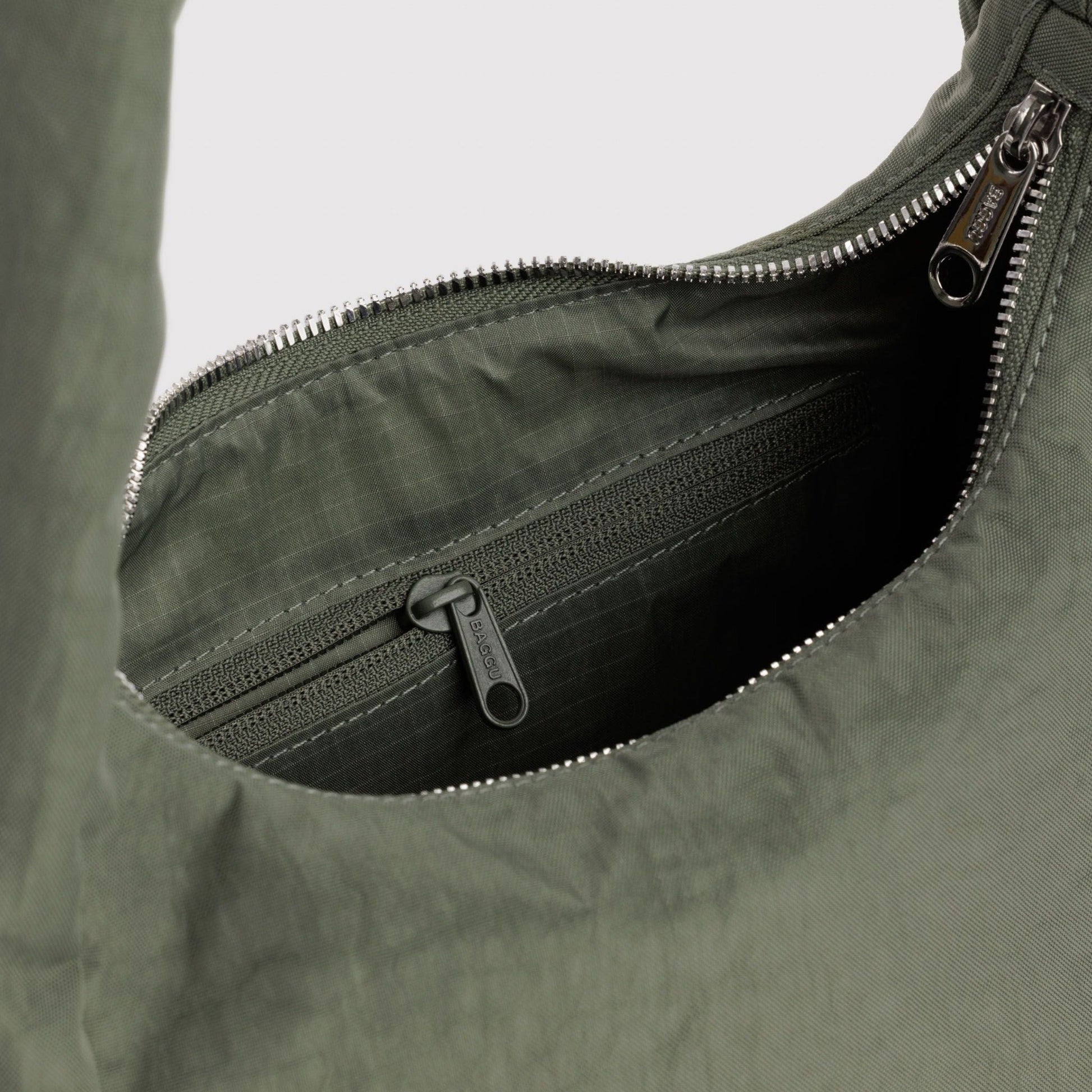Baggu Small Nylon Meringue Bag in Caper