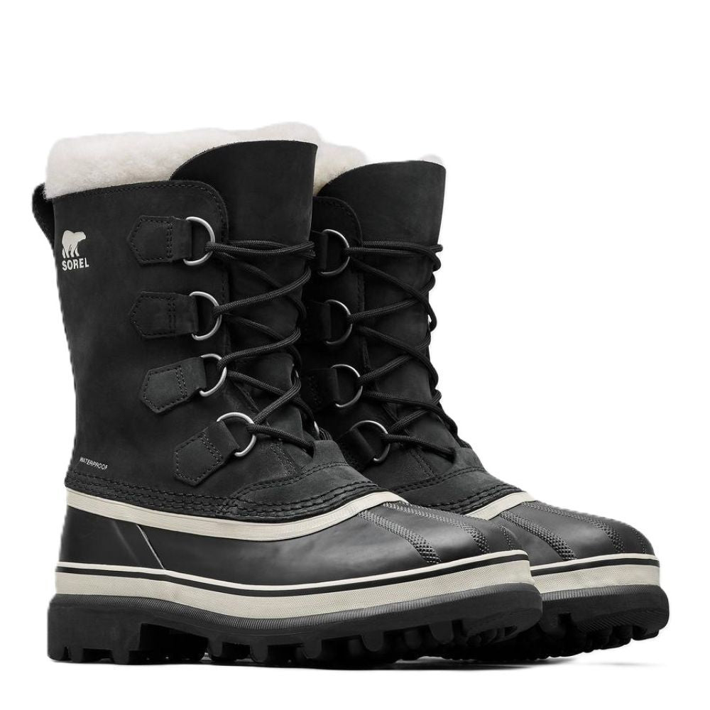 Sorel Women's Caribou Boot in Black/Stone