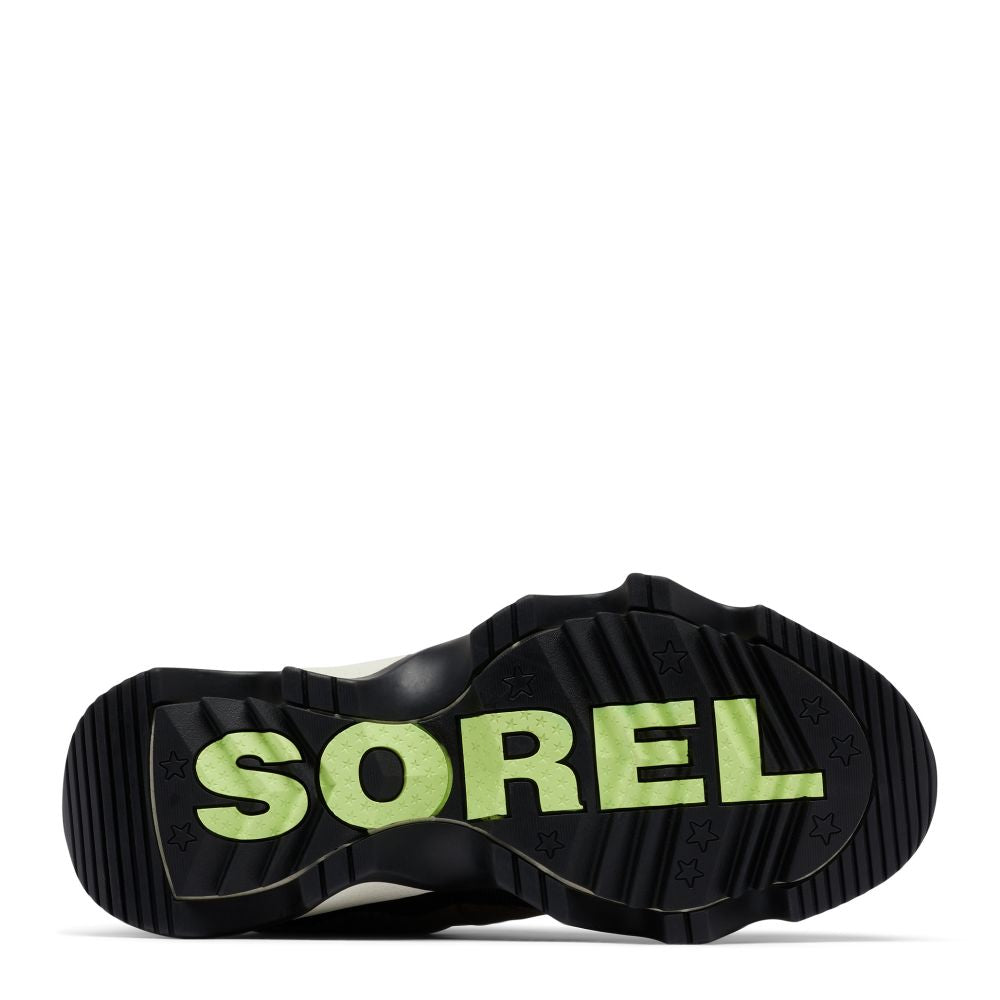 Sorel Women&#39;s Kinetic Impact Puffy Zip Boot in Stone Green/Black