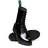Solovair 11 Eye Astronaut Boot in Black Hi-Shine - Getoutside Shoes