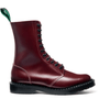 Solovair 11 Eye Astronaut Boot in Oxblood Hi - Shine - Getoutside Shoes