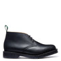 Solovair 3 Eye Chukka Boot in Black Greasy - Getoutside Shoes