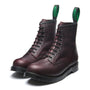 Solovair 8 Eye Derby Boot in Burgundy Gaucho Grain - Getoutside Shoes