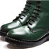 Solovair 8 Eye Derby Boot in Green Hi-Shine - Getoutside Shoes