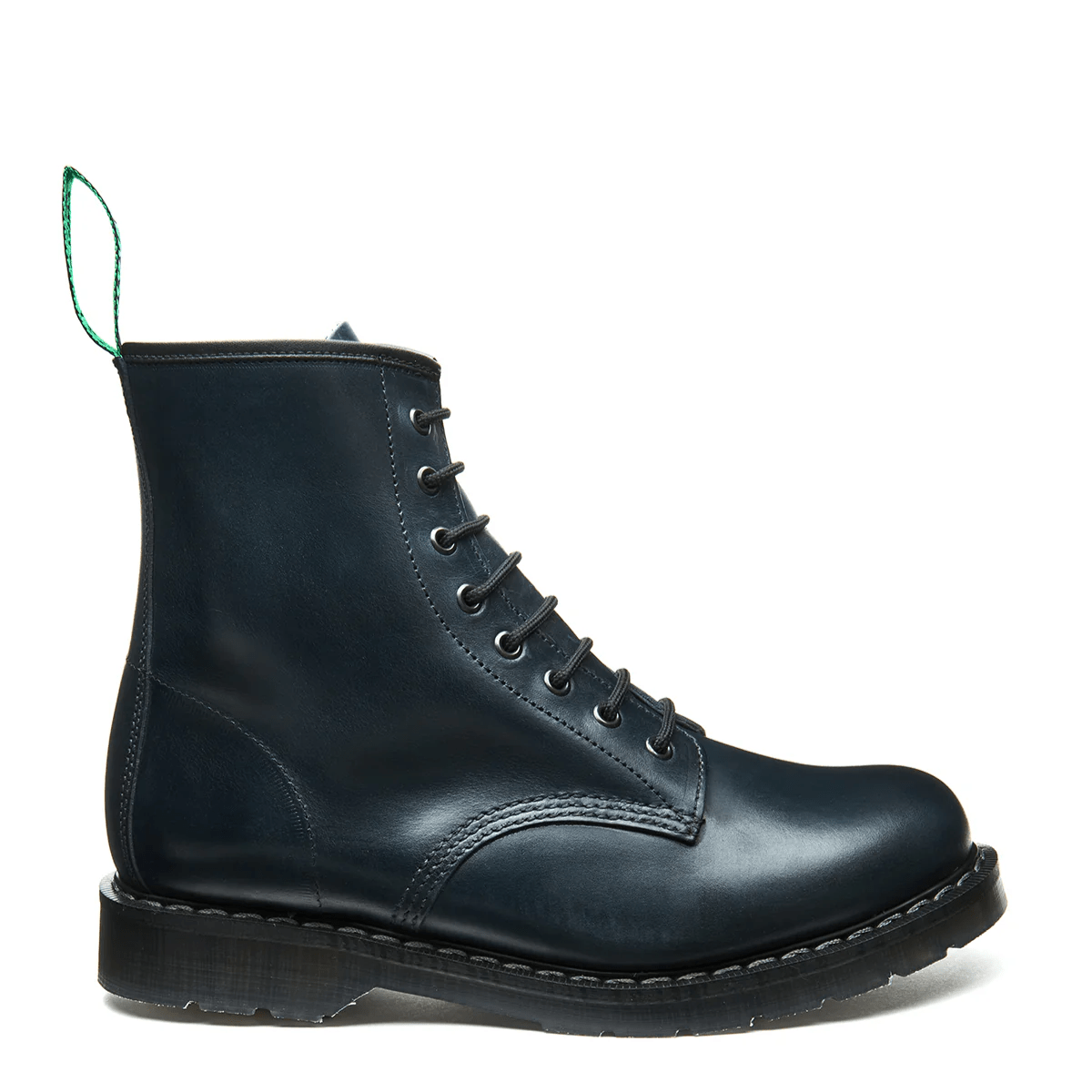 Solovair 8 Eye Derby Boot in Navy Gaucho - Getoutside Shoes
