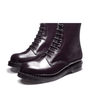 Solovair 8 Eye Derby Boot in Purple Hi-Shine - Getoutside Shoes