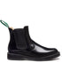 Solovair Dealer Boot in Black Hi-Shine - Getoutside Shoes