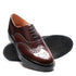 Solovair English Brogue in Burgundy Rub - Off - Getoutside Shoes