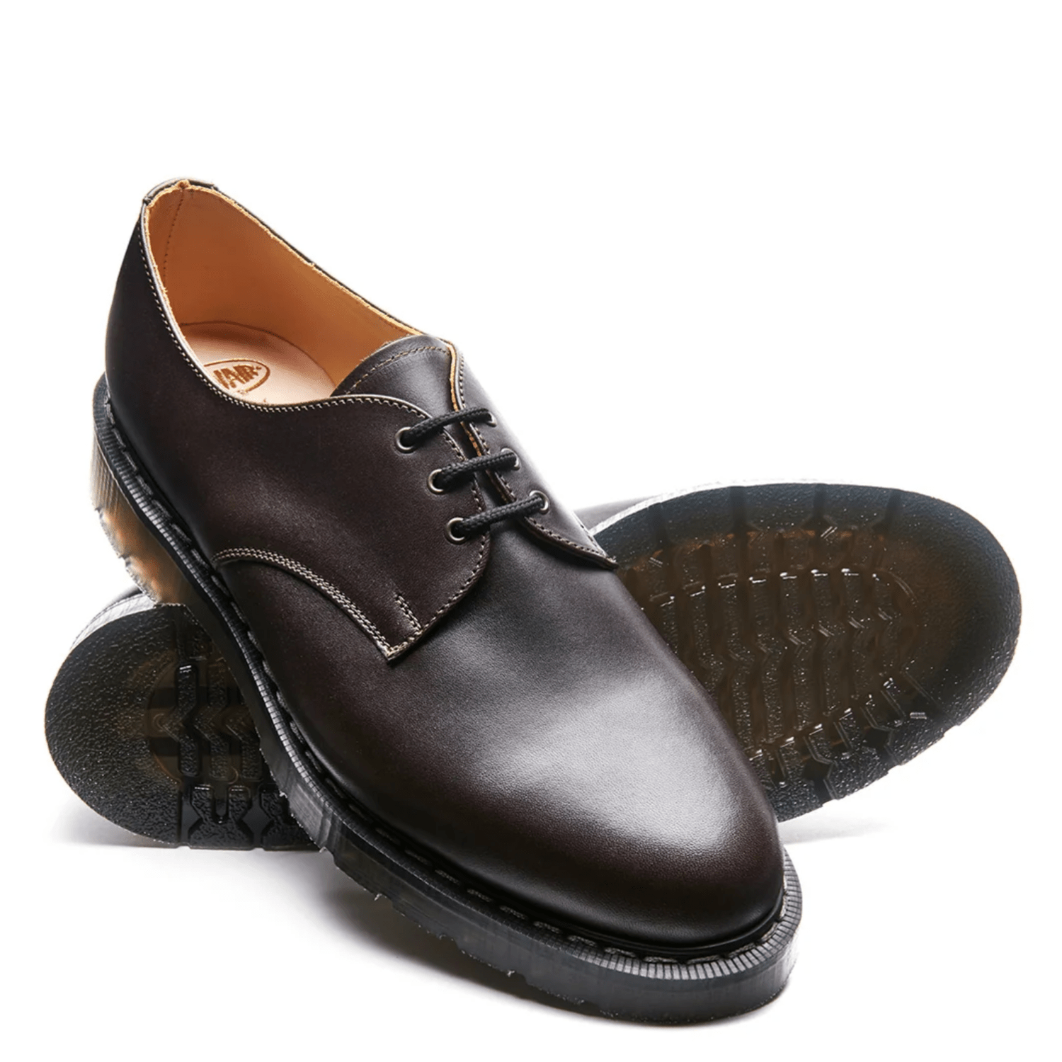 Solovair Gibson Shoe in Brown Greasy - Getoutside Shoes