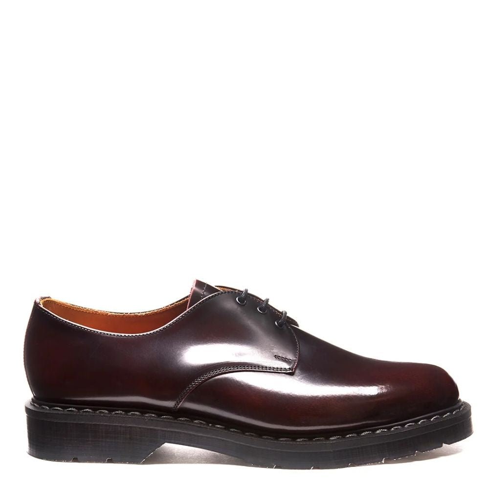 Solovair Gibson Shoe in Burgundy Rub-Off - Getoutside Shoes
