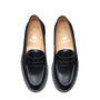 Solovair Penny Loafer in Black Hi-Shine - Getoutside Shoes