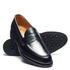 Solovair Penny Loafer in Black Hi Shine (NPS essential) - Getoutside Shoes
