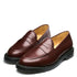 Solovair Penny Loafer in Oxblood Hi-Shine - Getoutside Shoes