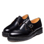 Solovair Single Buckle Monk in Black Hi-Shine - Getoutside Shoes
