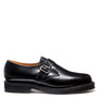 Solovair Single Buckle Monk in Black Hi-Shine - Getoutside Shoes