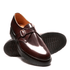 Solovair Single Buckle Monk Shoe in Burgundy Rub-Off - Getoutside Shoes