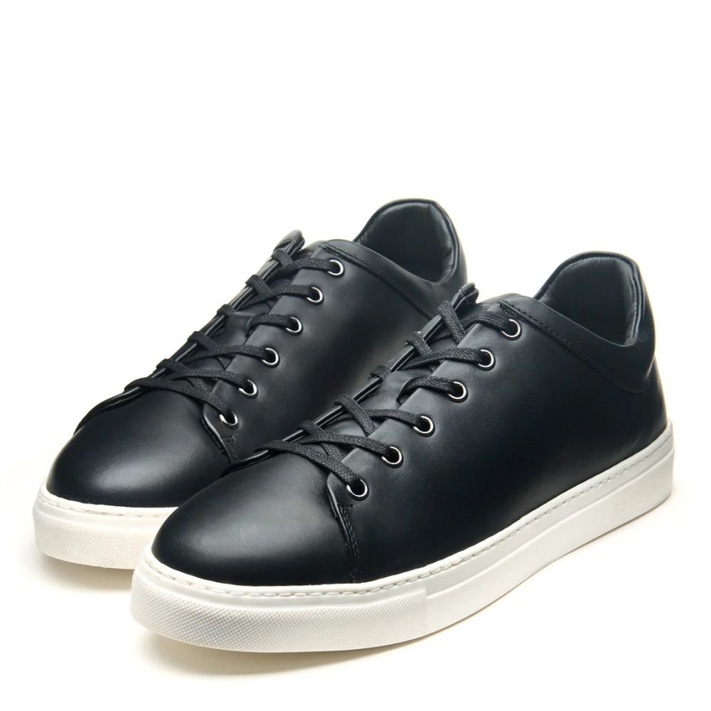 Solovair Sneaker in Black Calf - Getoutside Shoes