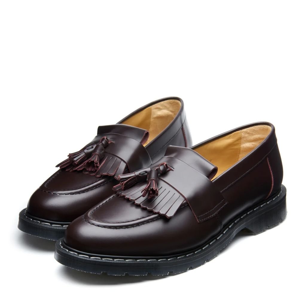 Solovair Tassel Loafer in Cordovan - Getoutside Shoes