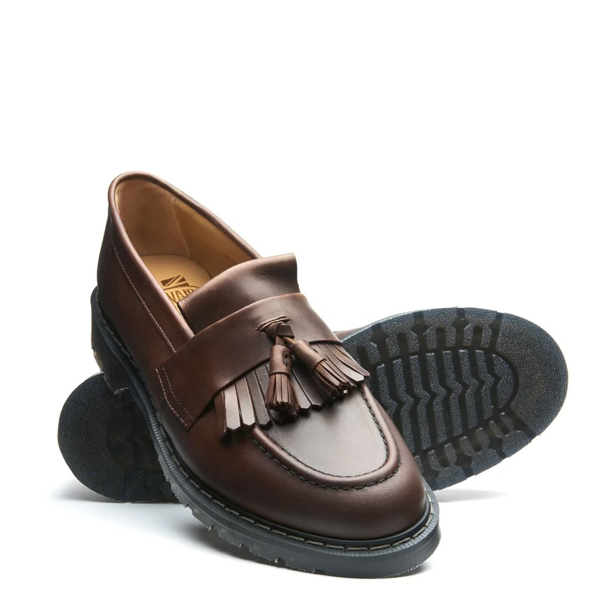 Solovair Tassel Loafer in Gaucho Crazy Horse | Getoutsideshoes.com
