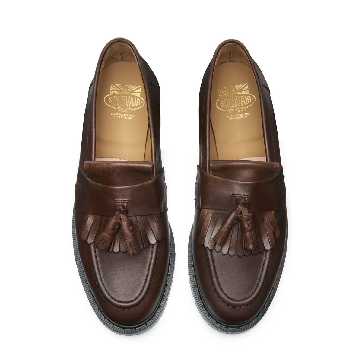 Solovair Tassel Loafer in Gaucho Crazy Horse | Getoutsideshoes.com