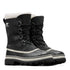 Sorel Women's Caribou Boot in Black/Stone - Getoutside Shoes