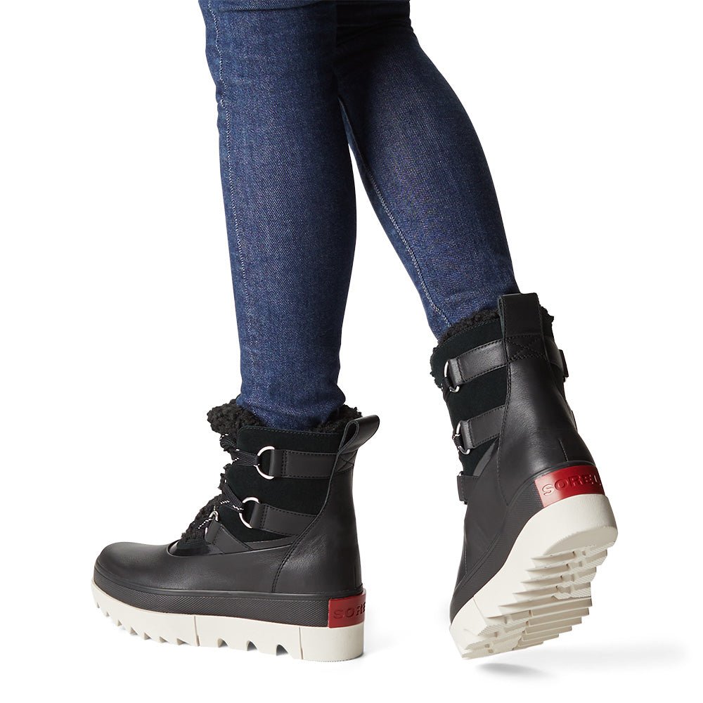 Sorel Women's Joan of Arctic Next Boot in Black/Fawn - Getoutside Shoes