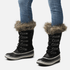 Sorel Women's Joan of Arctic Waterproof Boot in Black/Quarry - Getoutside Shoes