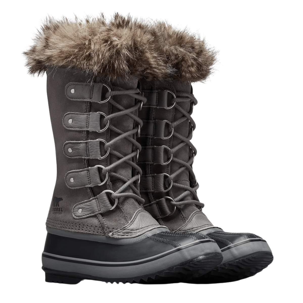 Sorel Women's Joan of Arctic Waterproof Boot in Quarry/Black - Getoutside Shoes