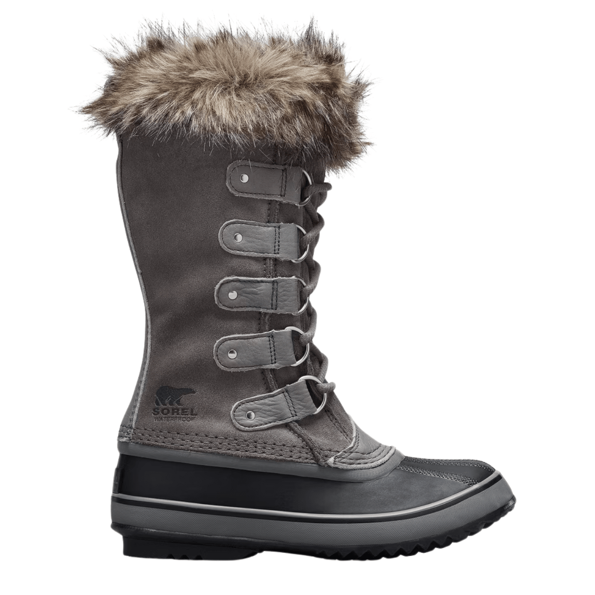Sorel Women's Joan of Arctic Waterproof Boot in Quarry/Black - Getoutside Shoes