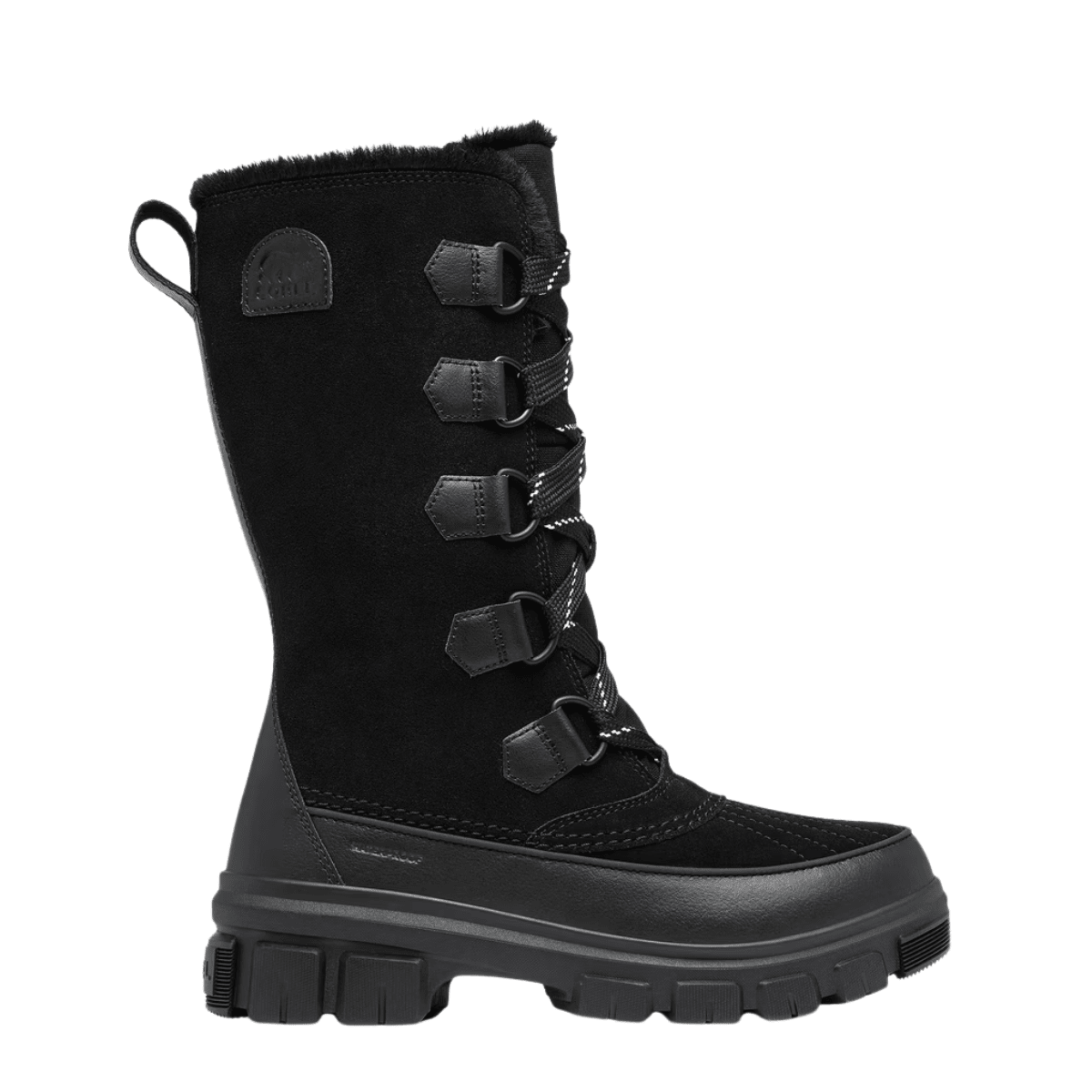 Sorel Women's Tivoli V Tall Waterproof Boot in Black/Natural - Getoutside Shoes