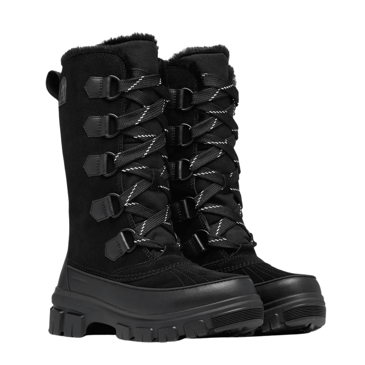 Sorel Women's Tivoli V Tall Waterproof Boot in Black/Natural - Getoutside Shoes