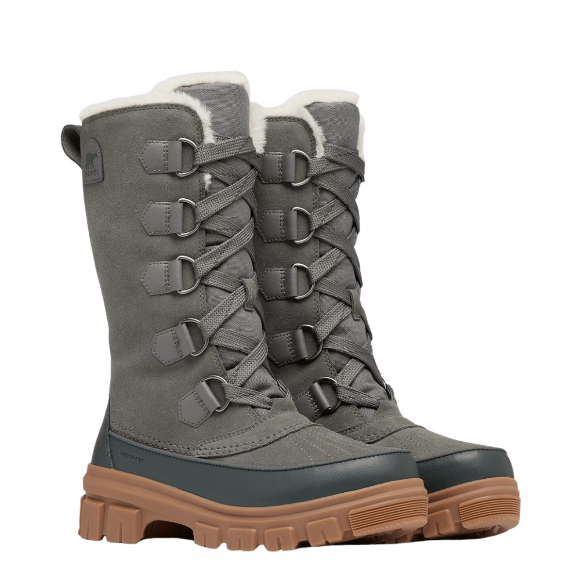 Sorel Women's Tivoli V Tall Waterproof Boot in Quarry/Grill - Getoutside Shoes
