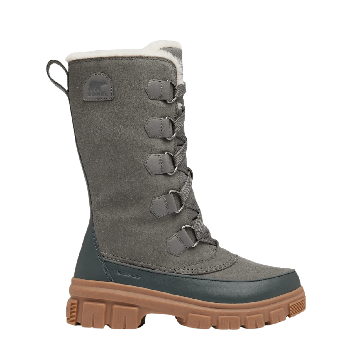 Sorel Women's Tivoli V Tall Waterproof Boot in Quarry/Grill - Getoutside Shoes