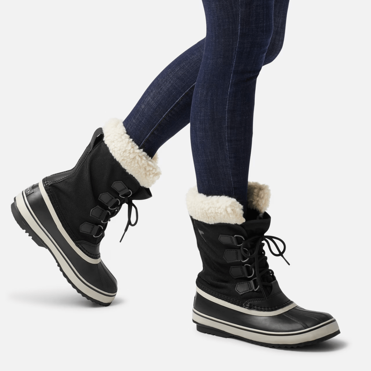 Sorel Women's Winter Carnival Waterproof Boot in Black/Stone - Getoutside Shoes