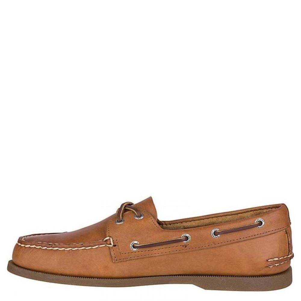 Sperry Men&#39;s Authentic Original 2-Eye Boat Shoe in Sahara (Regular Width)