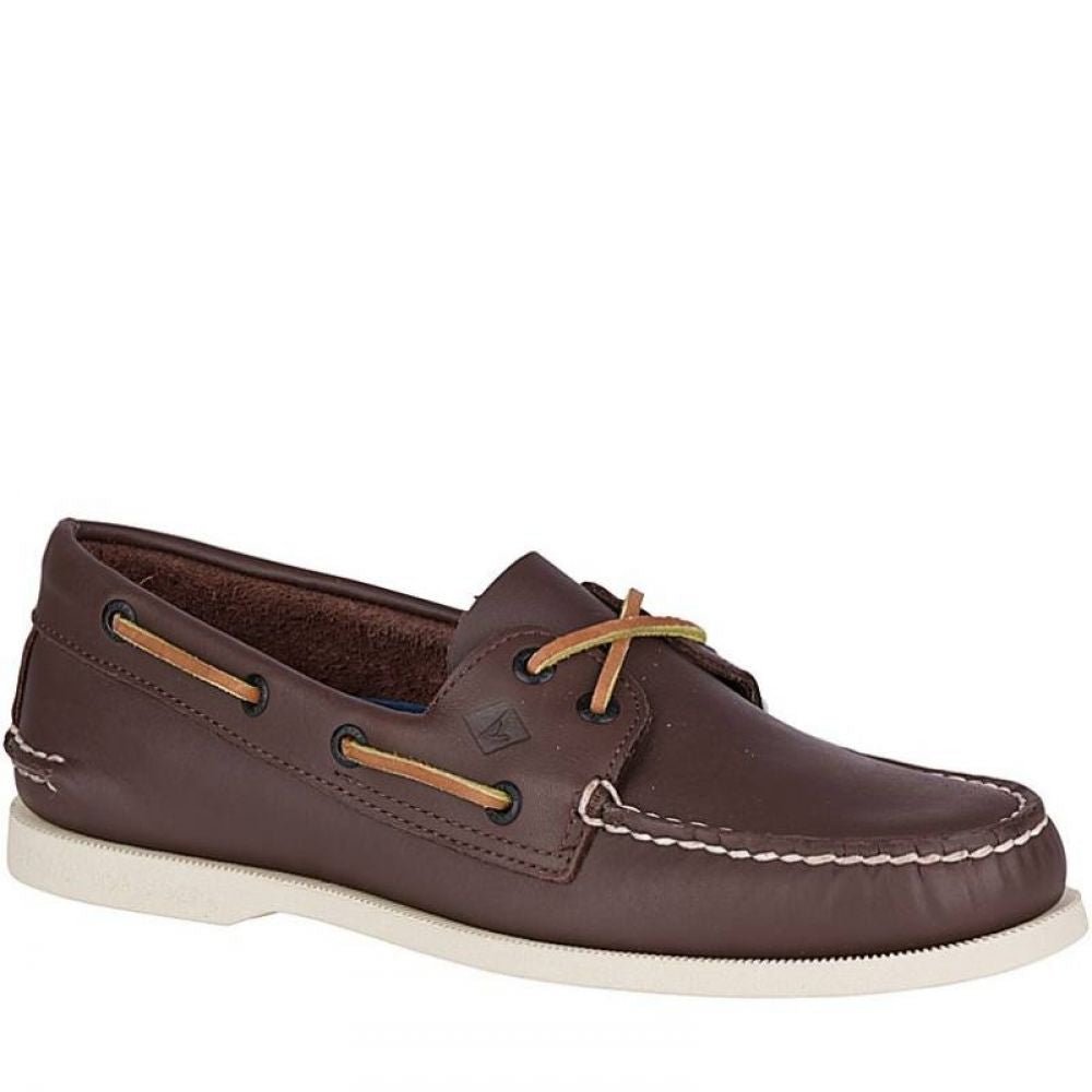 Sperry Men's Authentic Original 2-Eye Boat Shoe in Classic Brown (Wide Width) - Getoutside Shoes