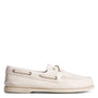 Sperry Men's Authentic Original 2 Eye Boat Shoes in White - Getoutside Shoes