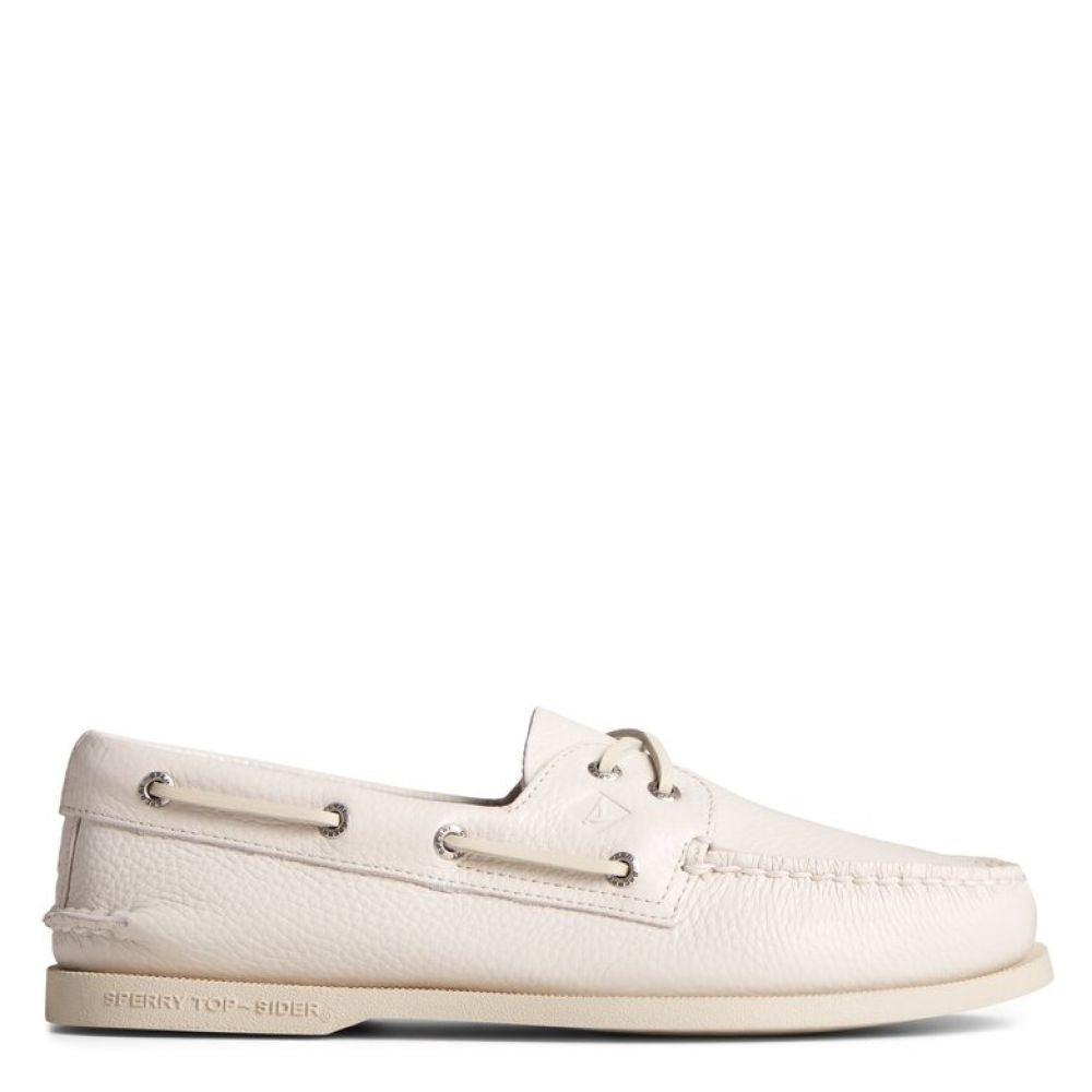 Sperry Men's Authentic Original 2 Eye Boat Shoes in White - Getoutside Shoes