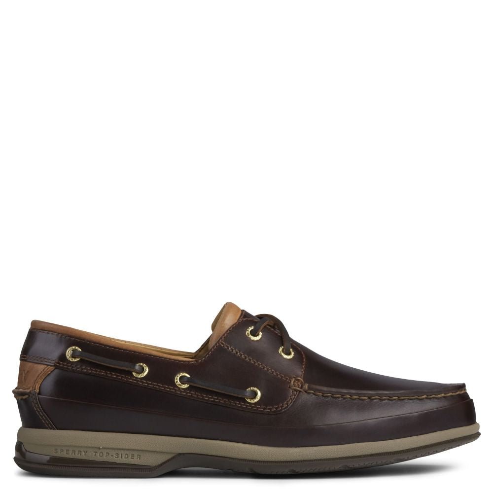 Sperry Men's Gold Cup Authentic Original 2-Eye Boat Shoe in Amaretto - Getoutside Shoes